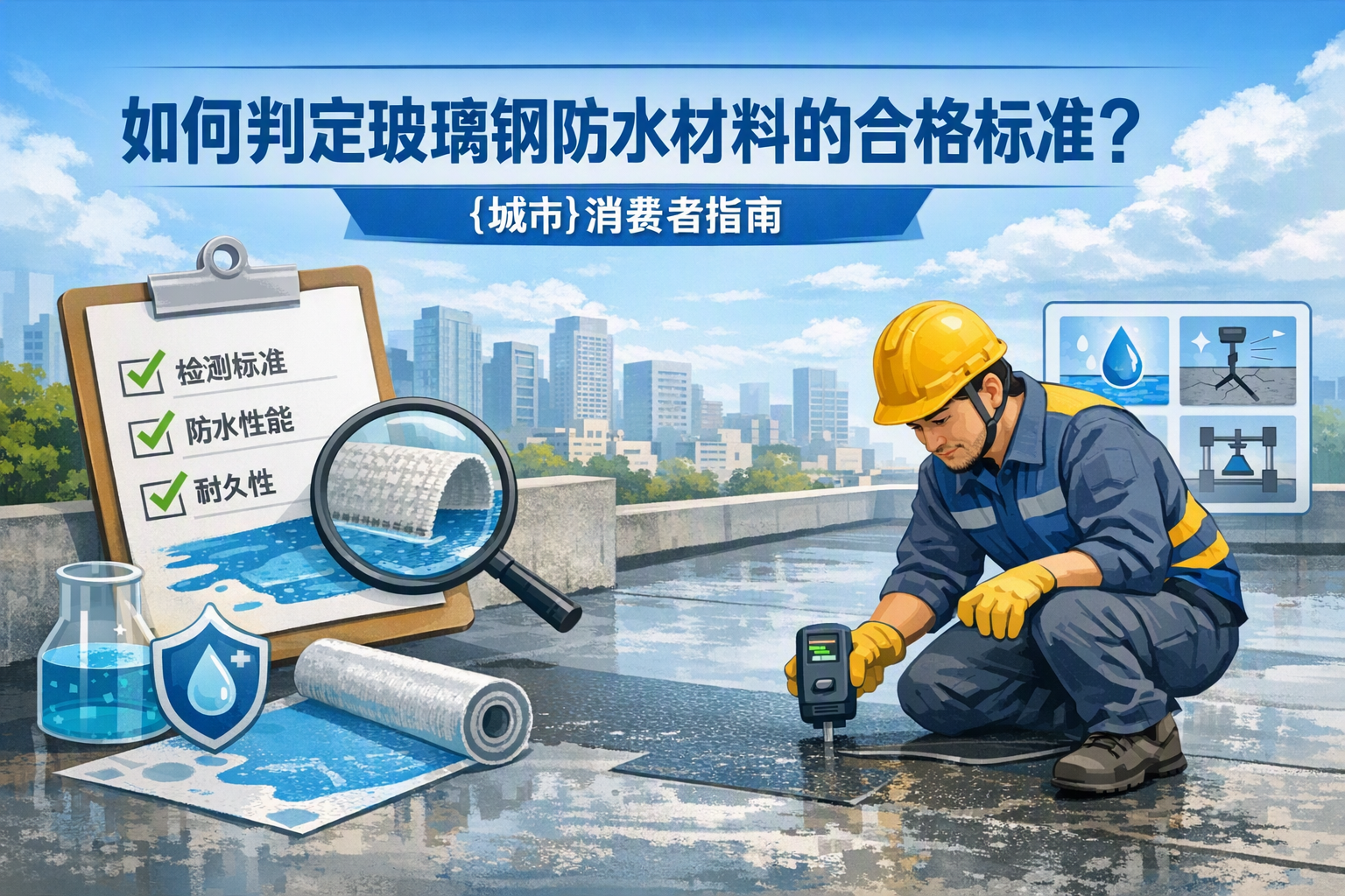 如何判定玻璃钢防水材料的合格标准？ 喀什 消费者指南