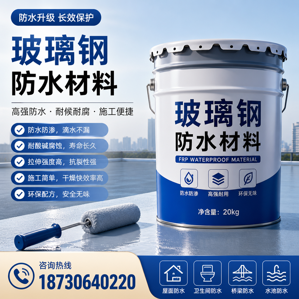 专家解析：玻璃钢防水材料的市场前景分析在 喀什