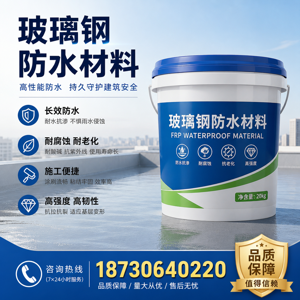专家解析：玻璃钢防水材料的市场前景分析在 喀什